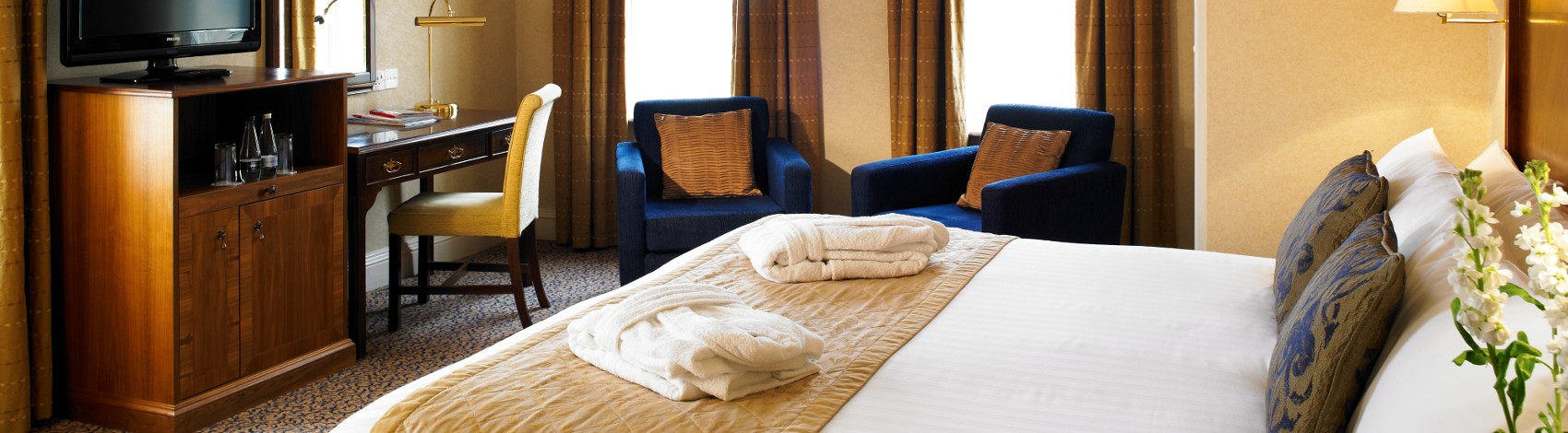 Bedroom at the Imperial Hotel, Blackpool